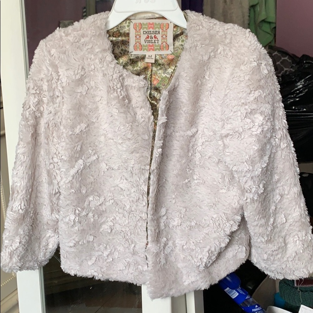 Chelsea and violet plush jacket